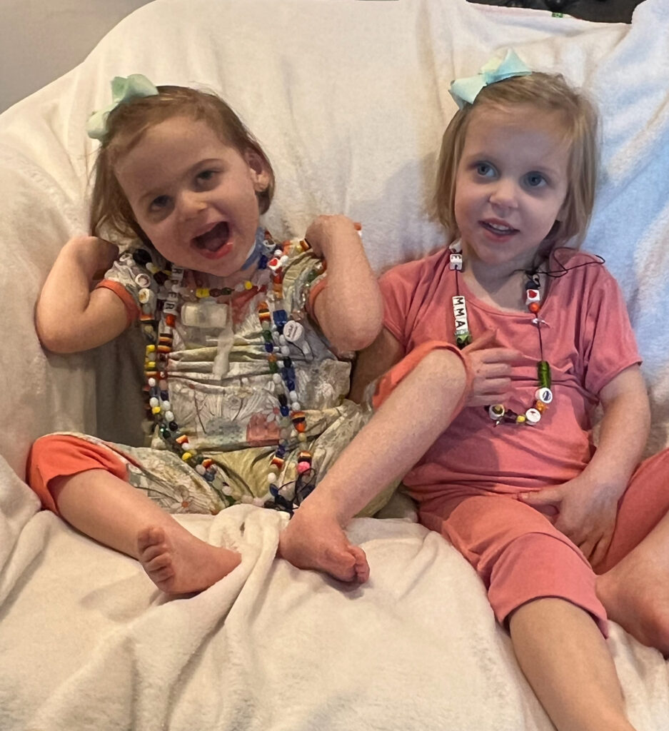 Tiny Beads, Tremendous Strength: Beads of Courage® Brings Meaning to Milestones in Pediatric Hospice Care | Harper and Emma Harper and Emma